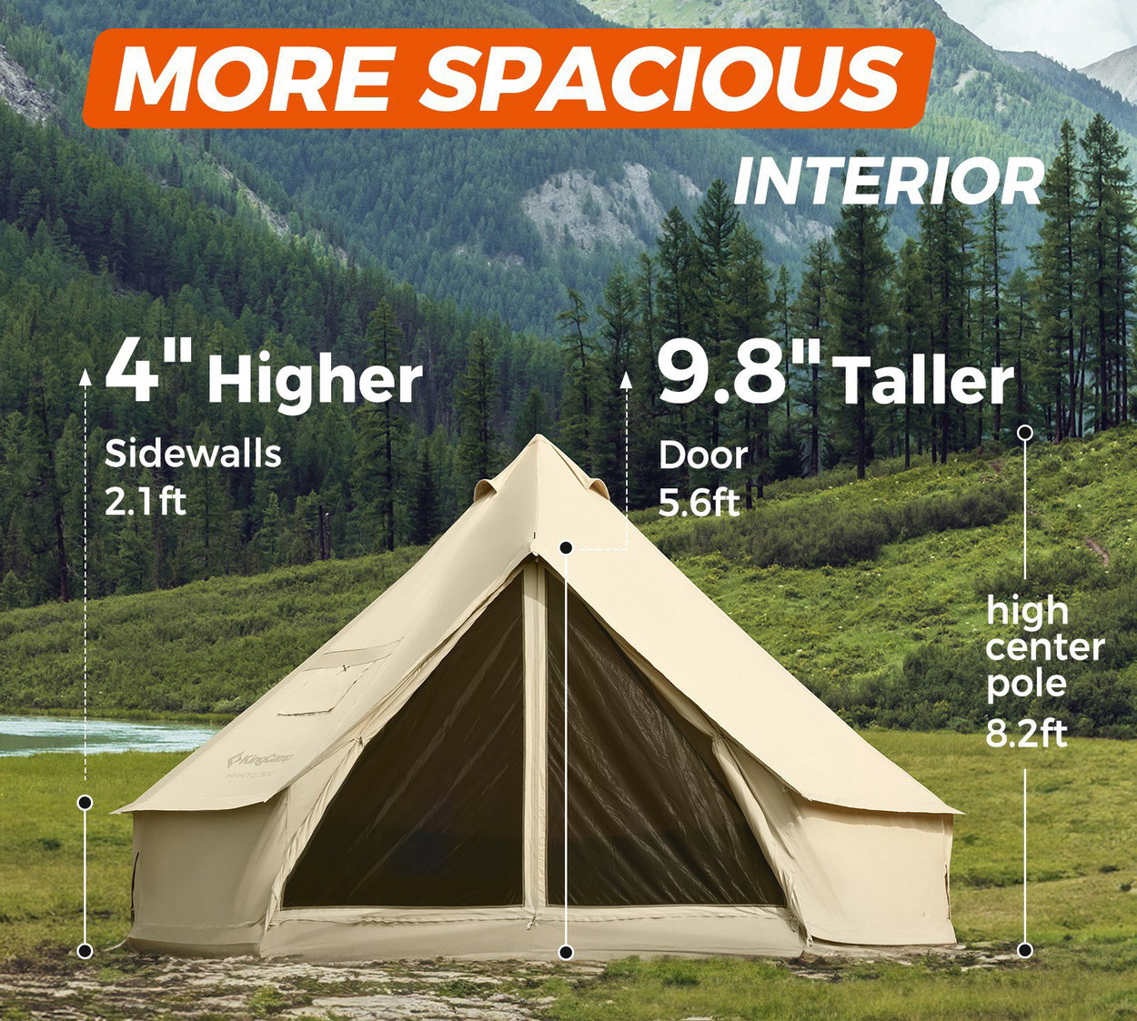 Tent KingCamp Khan X 400