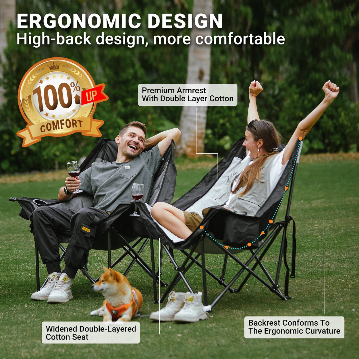 KingCamp Canna C10 Plus Camping Chair