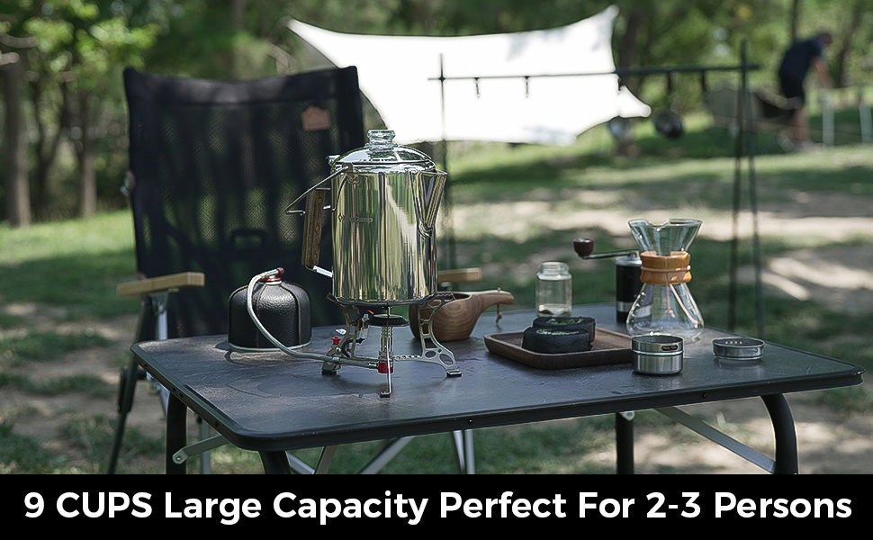 KingCamp 9 Cup teapot