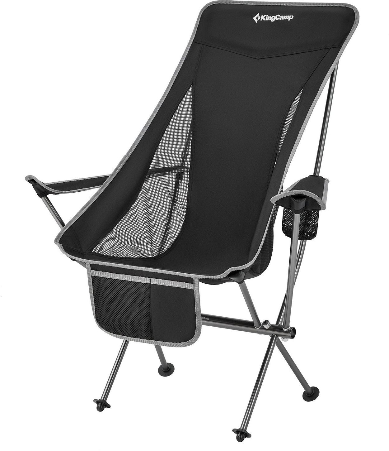 Kempingové křeslo KingCamp Canna B20 black/grey