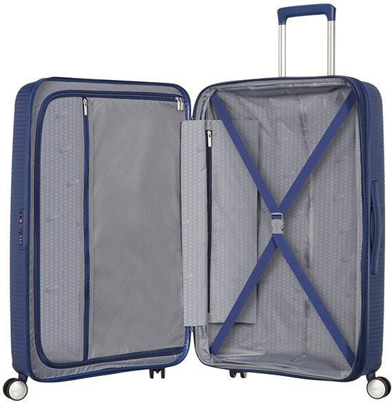 American Tourister Soundbox Spinner 77 EXP Midnight Navy