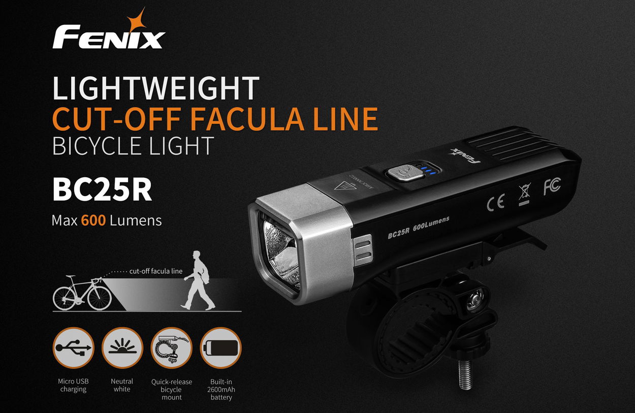 Světlo na kolo Fenix BC25R