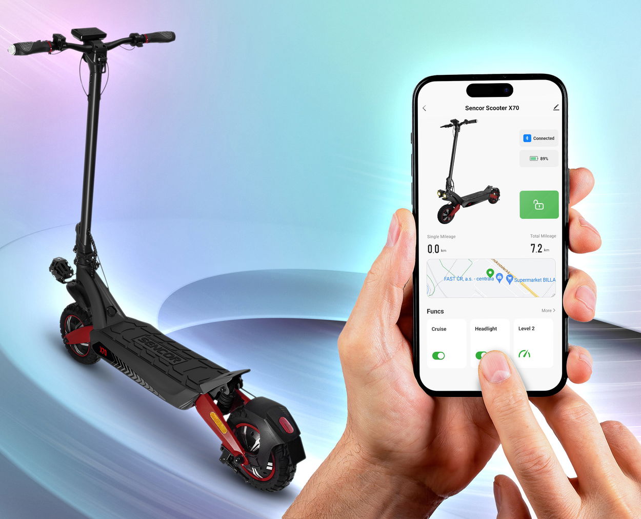 Scooter X70 Off-road elektromos roller