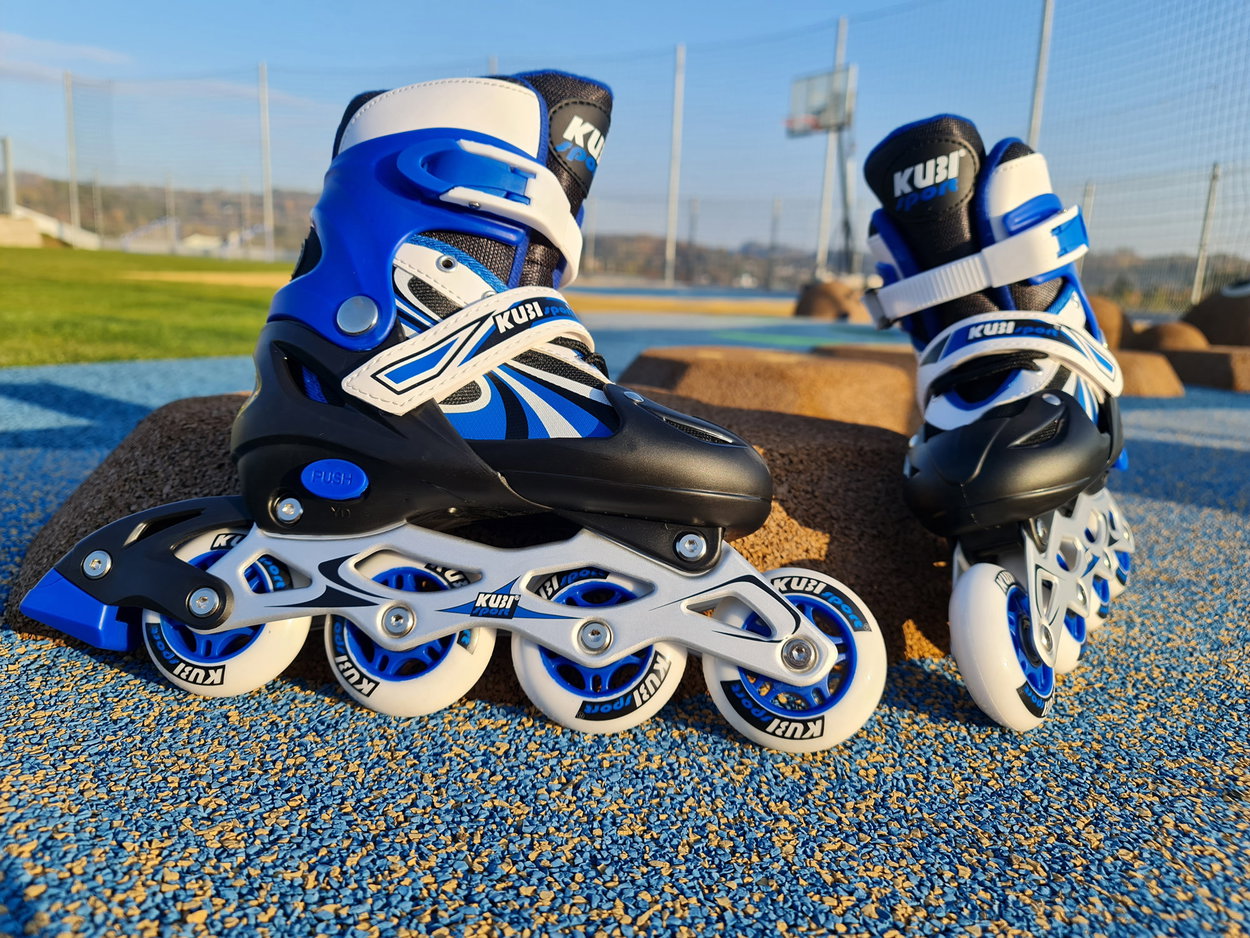 Roller skates KUBIsport children's inline skates CS310K blue size 38-42