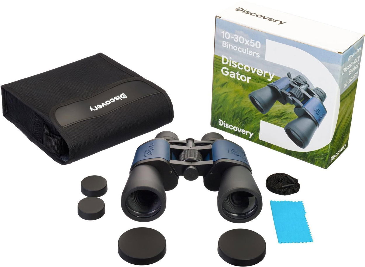Dalekohled Levenhuk Discovery Gator 10 – 30 × 50 Binoculars