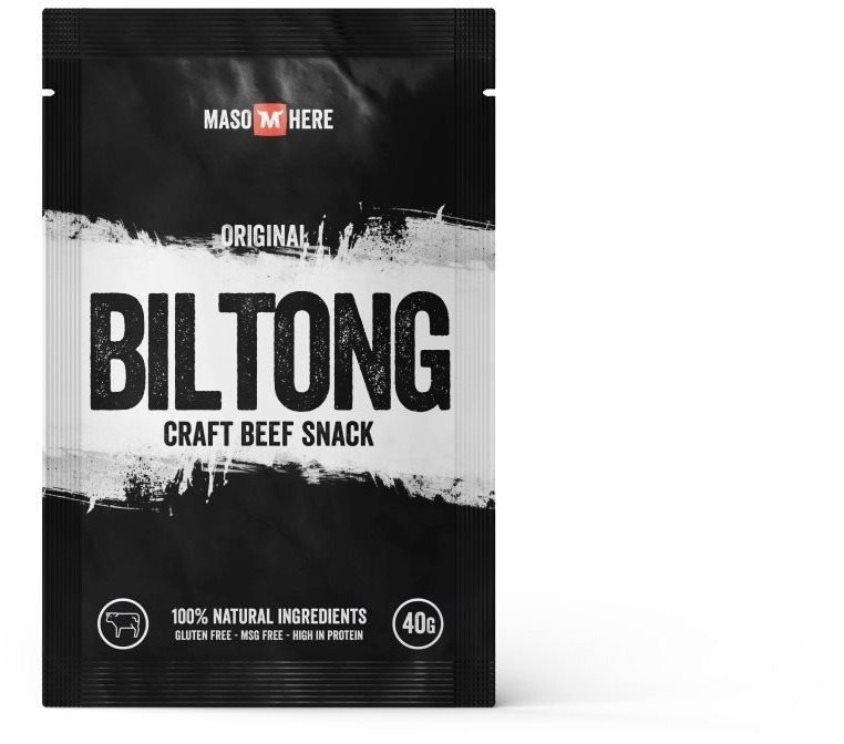 Dried meat Meat Here beef biltong original 40 g