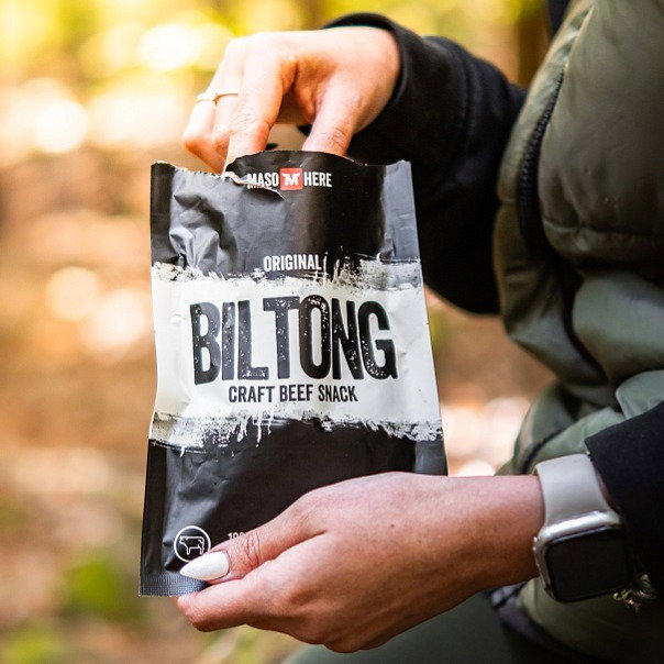 Dried meat Meat Here beef biltong original 40 g
