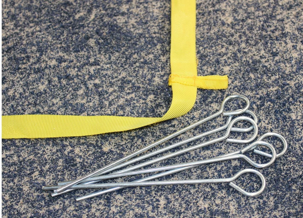 Ropes for marking the court Merco Ropes for badminton court with anchoring, 13,4 x 6,1 m