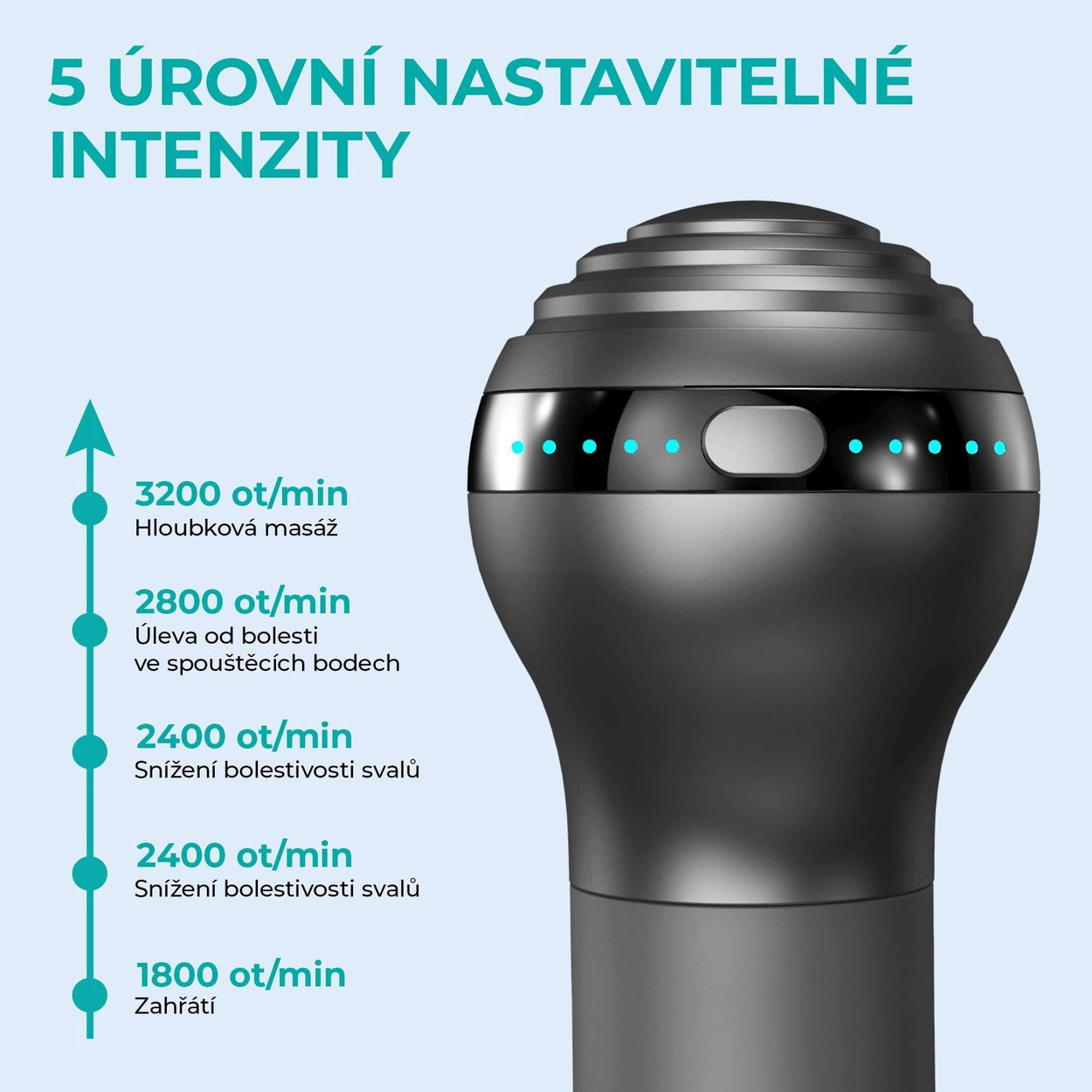 Masážní pistole Misura MB1Pro Silver