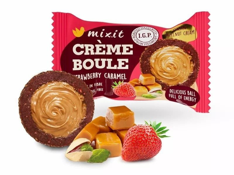 Mixit Créme boule - Strawberry caramel 6 x 30g