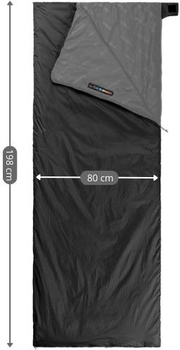 Sleeping bag Naturehike blue mini ultralight LW180 sleeping bag size. XL
