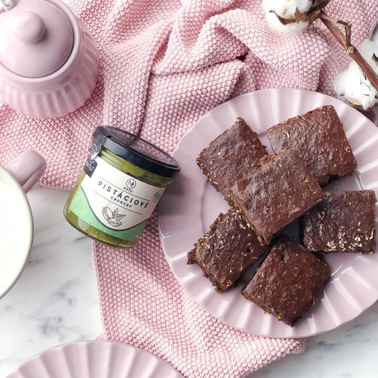 NATU Pistaciový krém crunchy 140 g