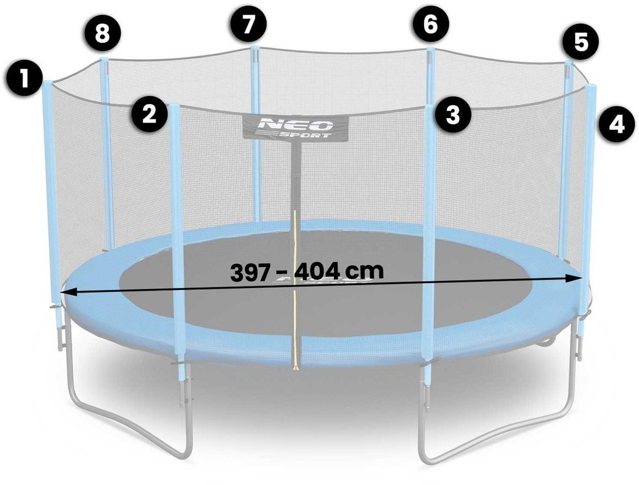 Neo-Sport Outdoor net 404 cm 13 ft