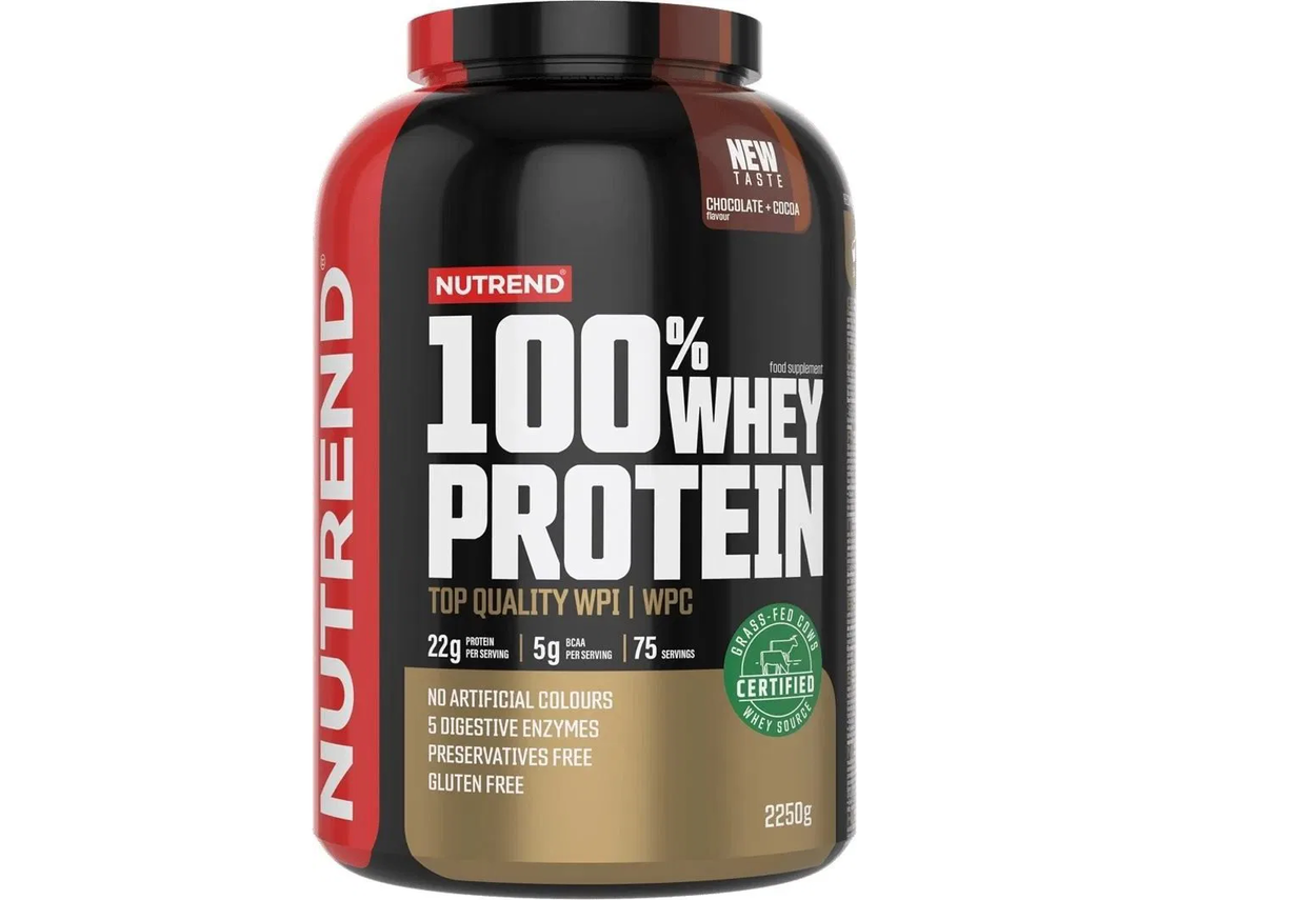 Protein Nutrend 100% Whey Protein 2250 g, chocolate + cocoa
