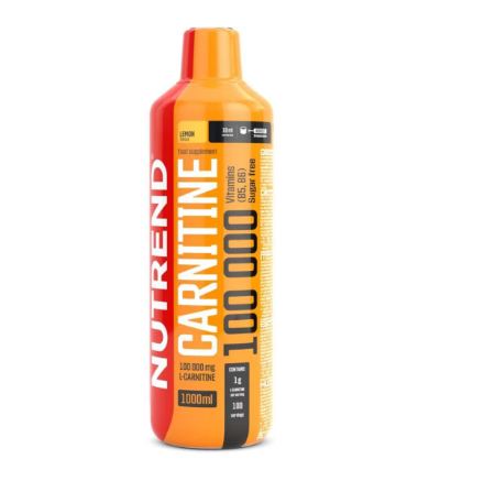 Spalovač tuků Nutrend Carnitine 100000, 1000ml, citron