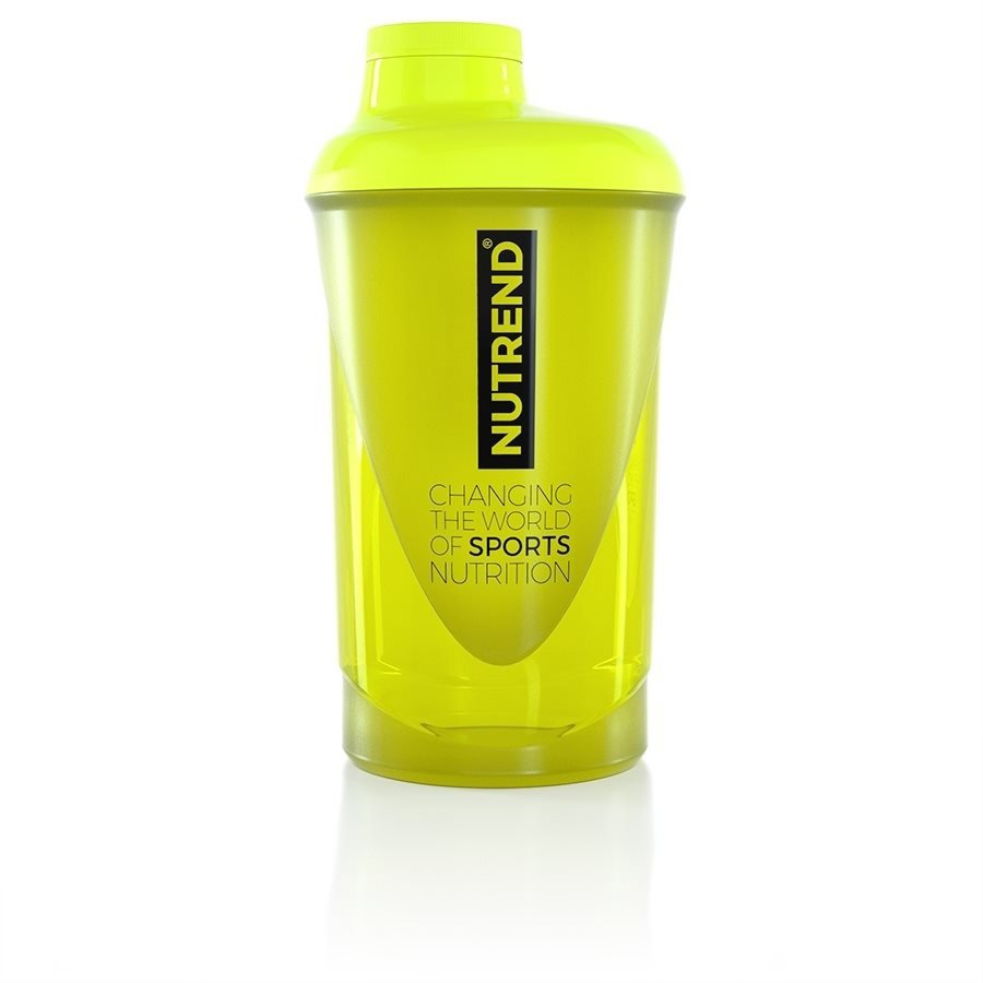 Nutrend shaker 600ml, žlutý