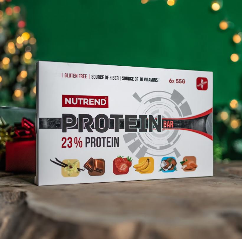 Nutrend Protein szelet ajándékcsomag 6 × 55 g, ízek keveréke