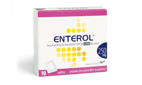 Registered medicinal product Enterol 250 mg 10 capsules