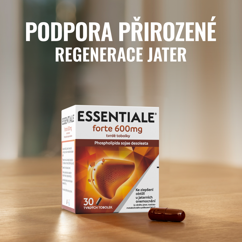 Essentiale forte 600 mg 30 tvrdých tobolek