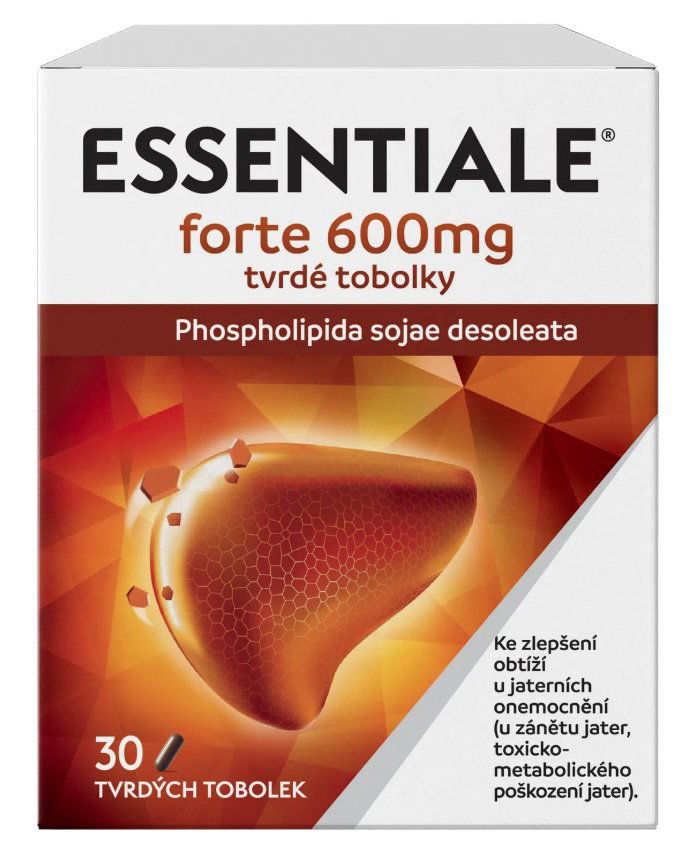 Essentiale forte 600 mg 30 tvrdých tobolek