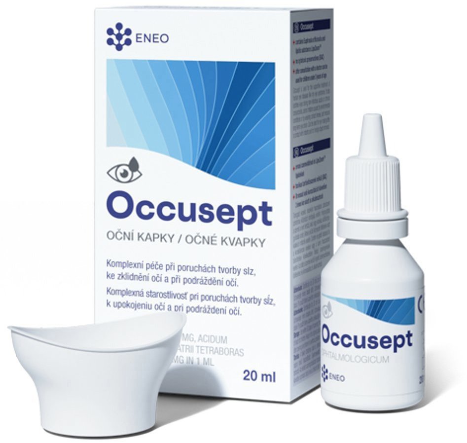 Eneo Occusept eye drops with tray 20 ml