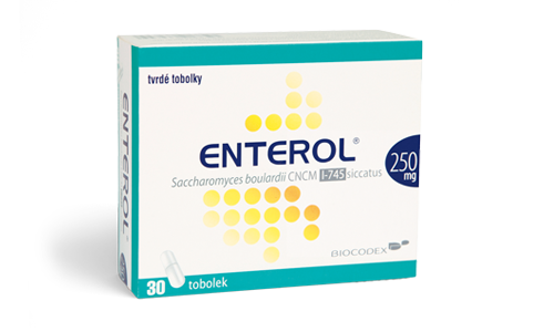 Registered medicinal product Enterol 250 mg 10 capsules