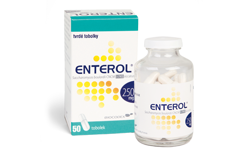Registrovaný léčivý přípravek Enterol 250 mg 10 tobolek