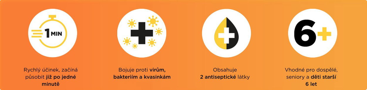 Registered Medicinal Product Strepsils Orange with vitamin C 24 lozenges