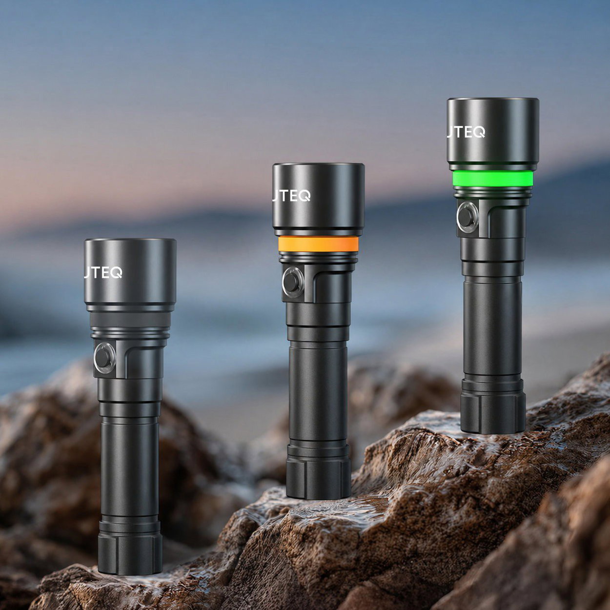 OUTEQ 1400 lm IP68 FlashLight FL2 with Diving Mode