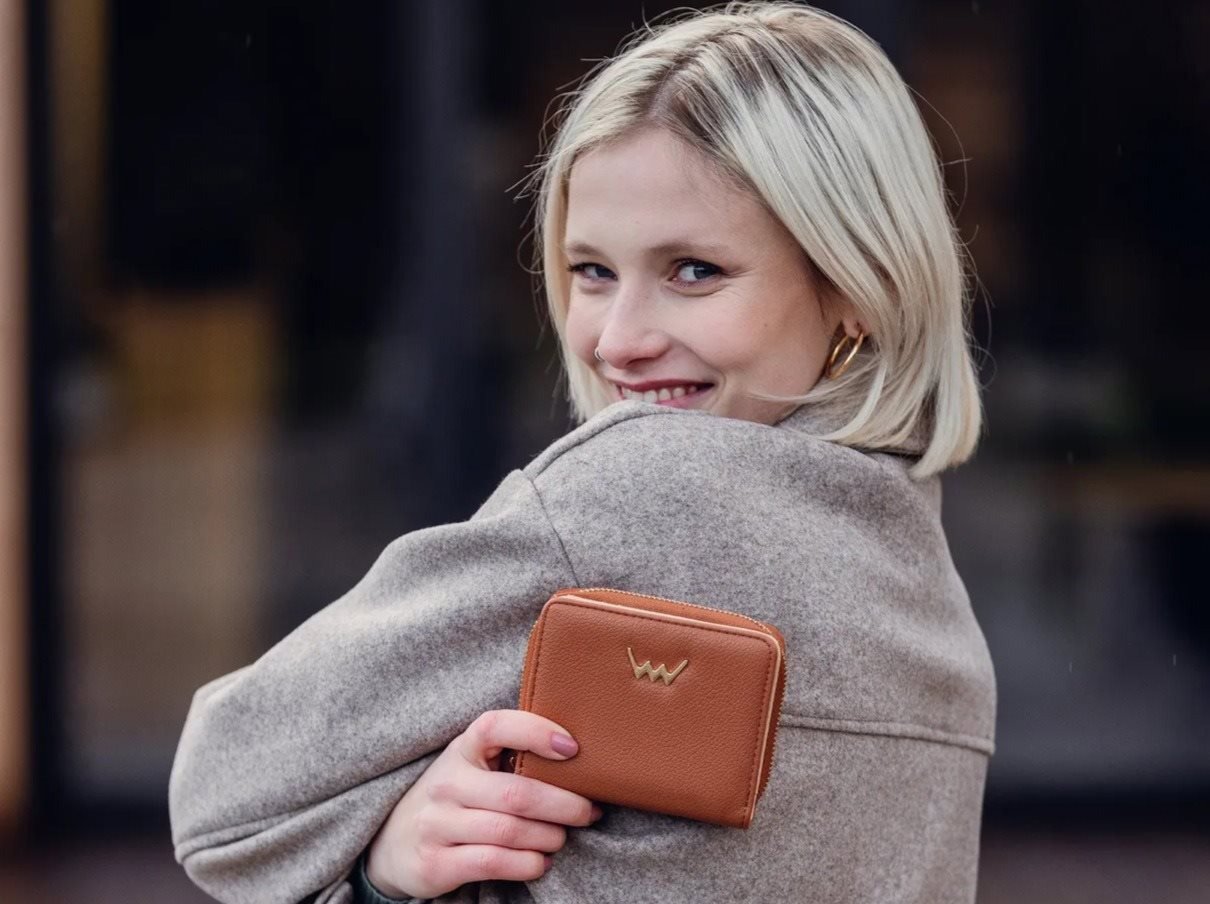 Wallet VUCH Milica Brown