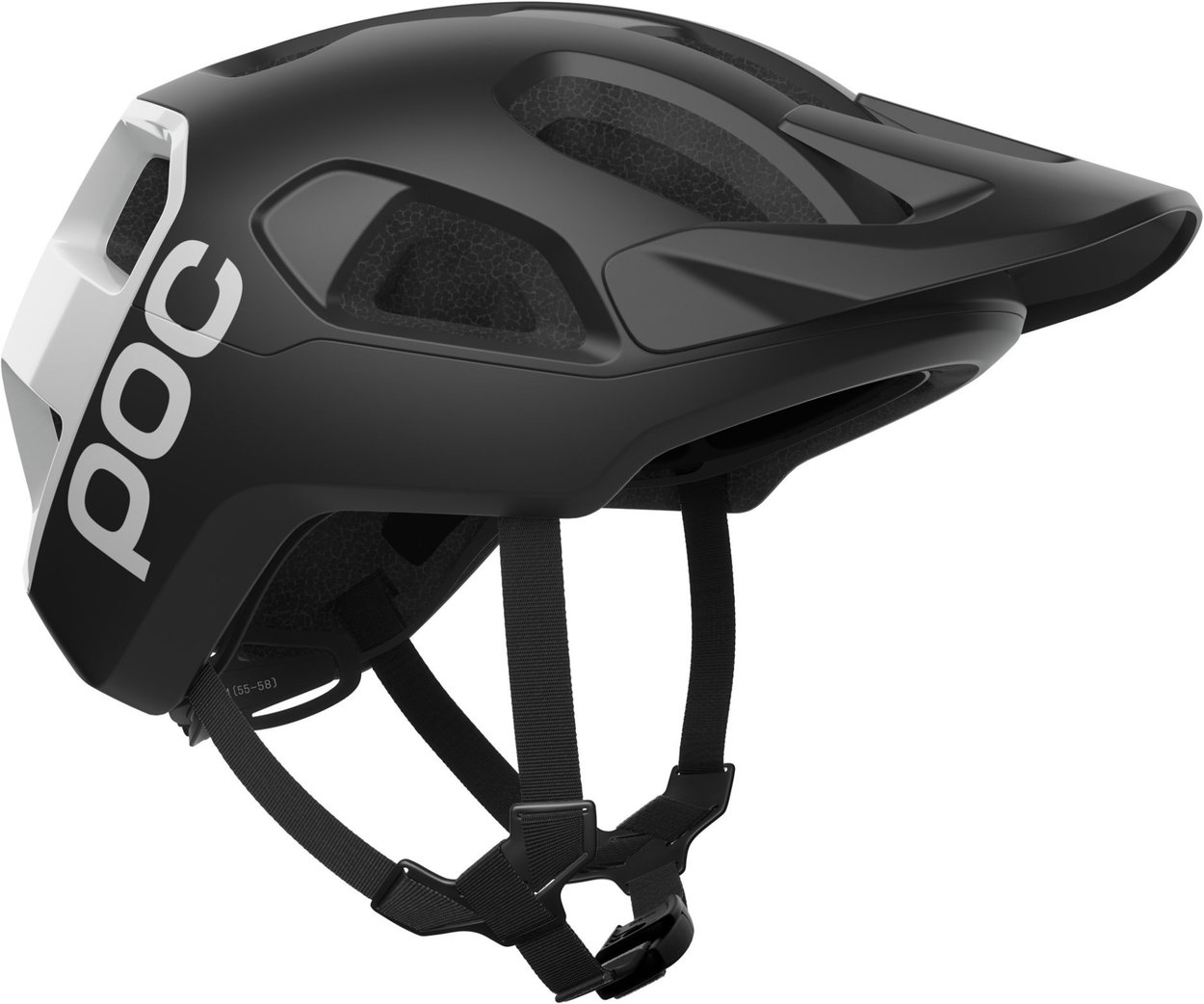POC Cularis Uranium Black Matt/Hydrogen White Cycling Helmet, Size S