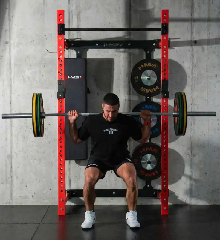HMS Multi-purpose Folding Power Rack - Power Rack KLT34, Red