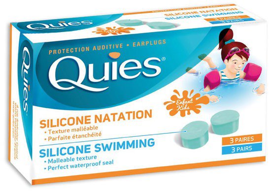 Quies Swimming Earplugs for Children 3 Pairs