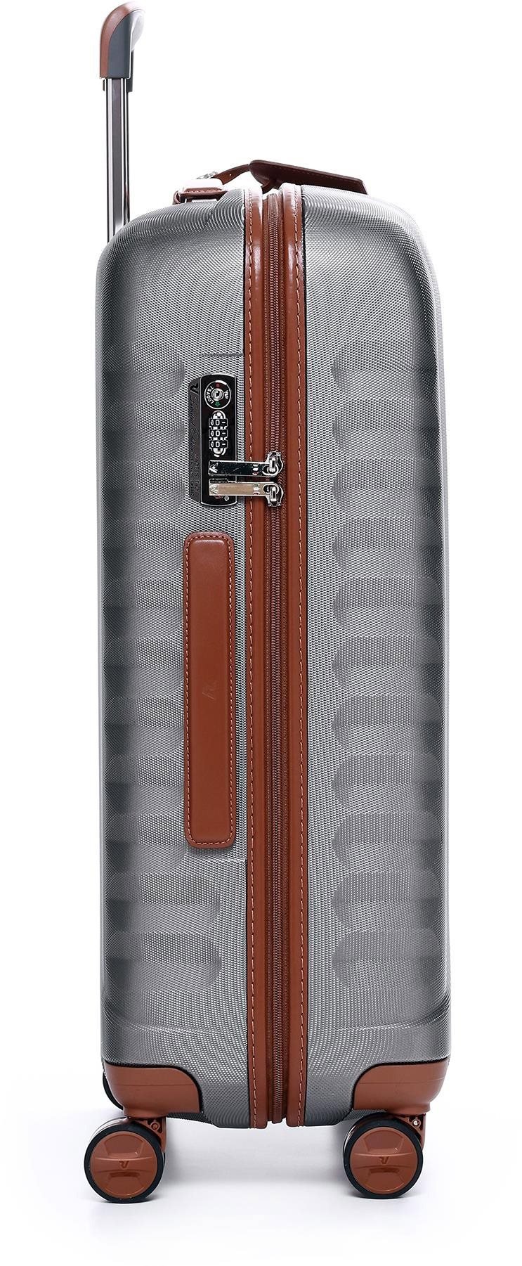 Travel case Roncato E-LITE M, titanium, 72 × 46.5 × 24 cm