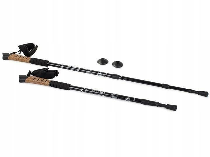 hůlky Nordic Walking s korkovou rukojetí, 135 cm