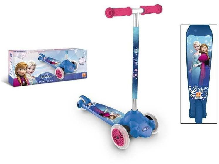 Dětská koloběžka MONDO TWIST AND ROLL FROZEN modrá,Ledové království - Frozen