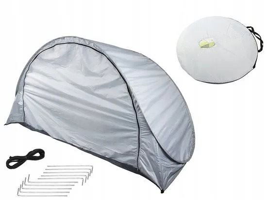Plážový stan Verk 14525 Samorozkládací UV 195 × 120 × 95 cm šedý