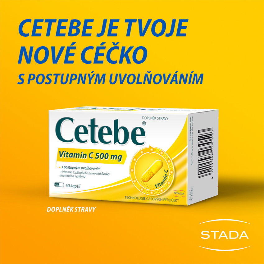 Vitamin C Cetebe Vitamin C 500 mg gradual release, 60 capsules