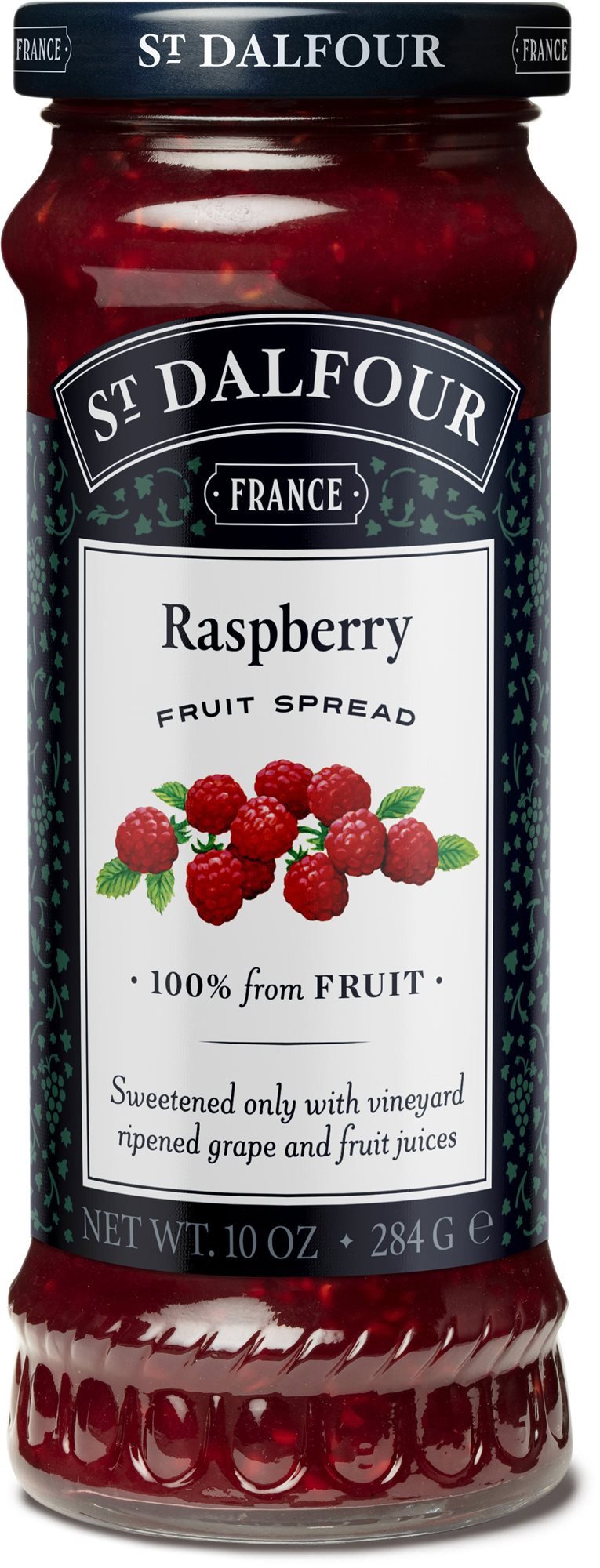 Jam St. Dalfour Raspberry fruit spread 284 g