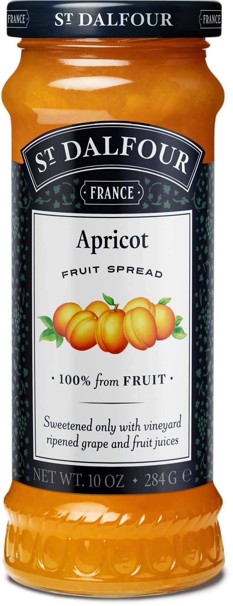 Jam St. Dalfour Apricot fruit spread 284 g