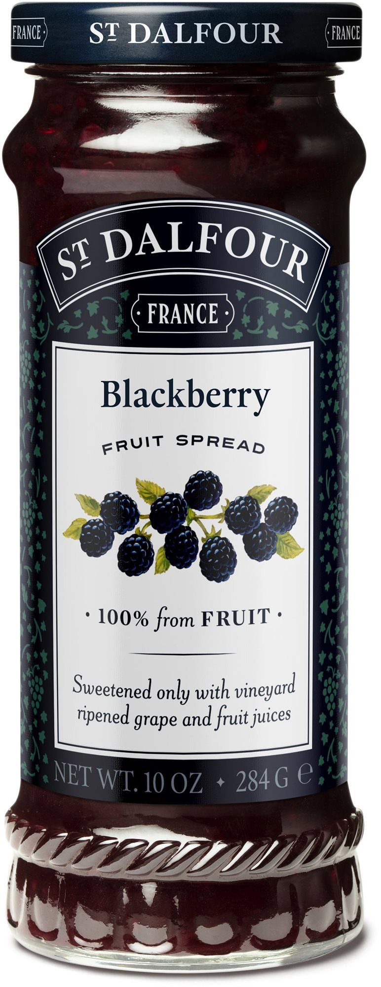 Jam St. Dalfour Blackberry fruit spread 284 g