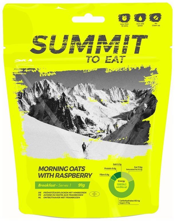 Summit To Eat - Oatmeal with raspberries