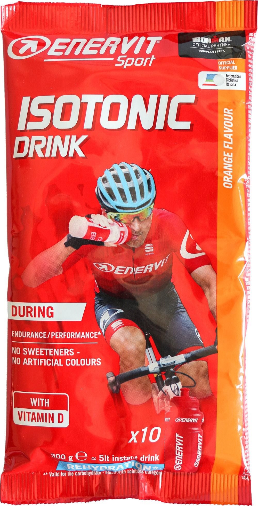 Iontový nápoj Enervit Isotonic Drink (300 g) pomeranč