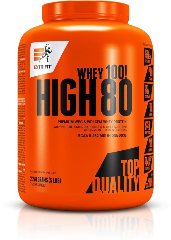 Protein Extrifit High Whey 80 2270g, blueberry