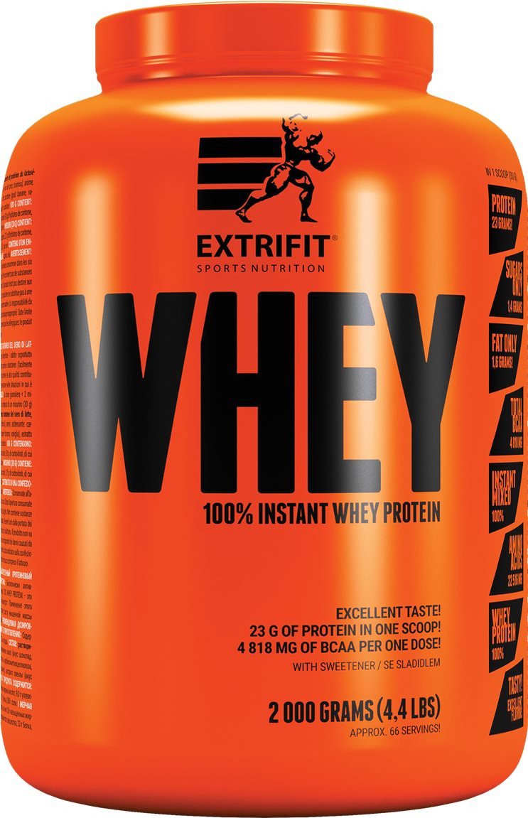 Protein Extrifit 100% Whey Protein 2 kg čokoláda + kokos