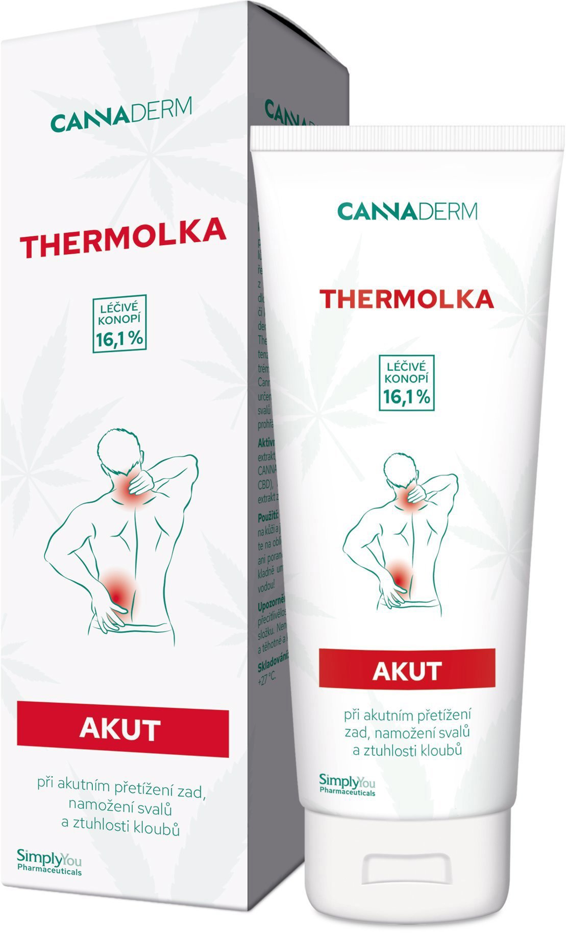 Emulze Cannaderm Thermolka Akut 125 ml