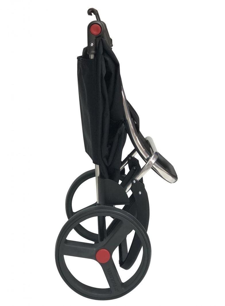 Rolser BIG Polar 2Logic RSG shopping bag with large wheels, black