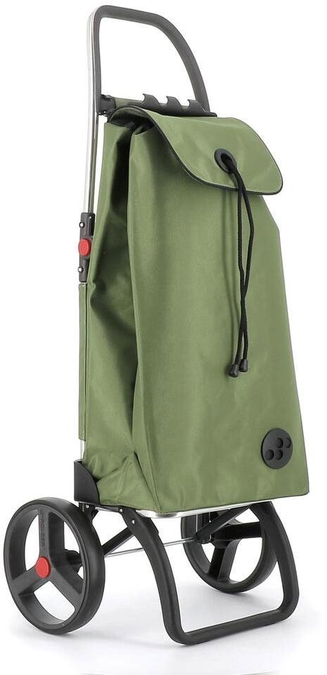 Rolser I-Max MF 2 Logic RSG trolley shopping bag with large wheels, khaki