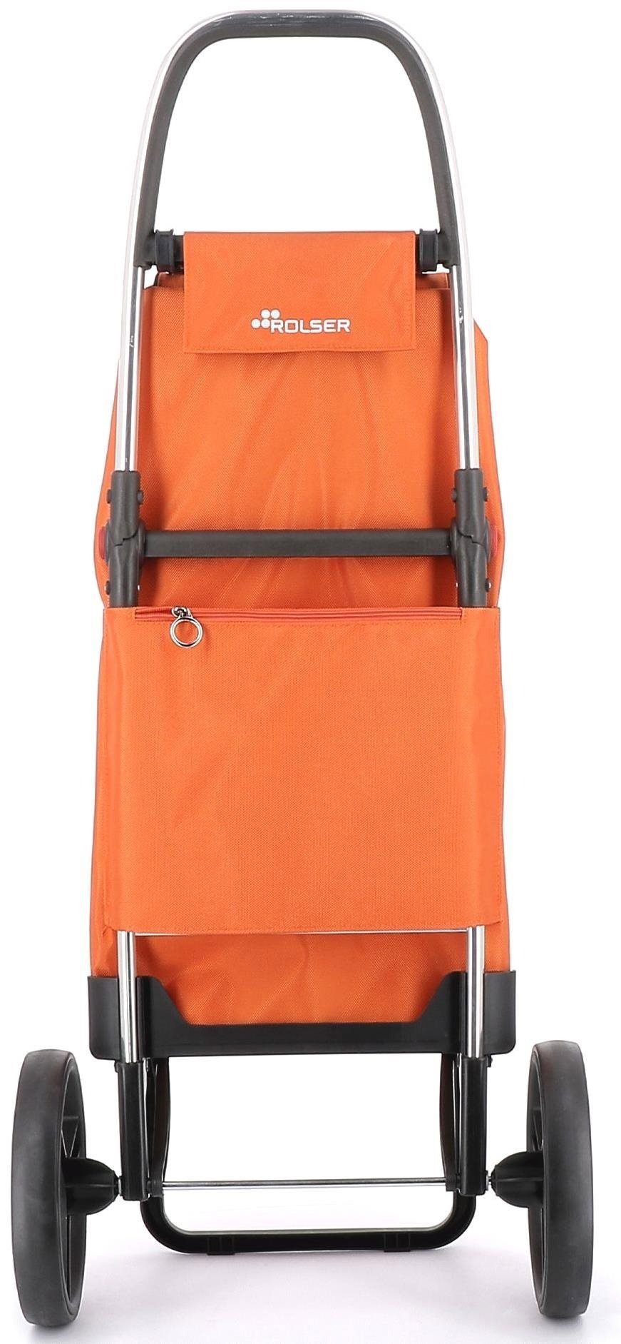 Rolser I-Max MF 2 Logic RSG trolley shopping bag with large wheels, orange