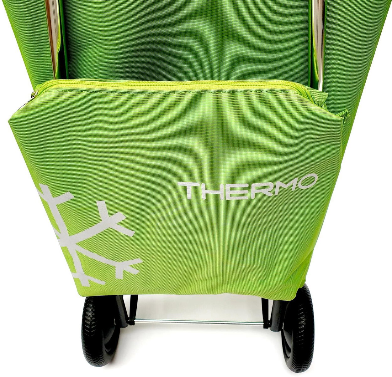 Rolser I-Max Termo Zen 2 shopping bag on wheels, lime